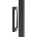 Душевая дверь Kerama Marazzi Vetro 120 VE.120.SD.BLK.M профиль Черный матовый стекло прозрачное