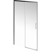 Душевая дверь Kerama Marazzi Vetro 120 профиль Хром стекло прозрачное