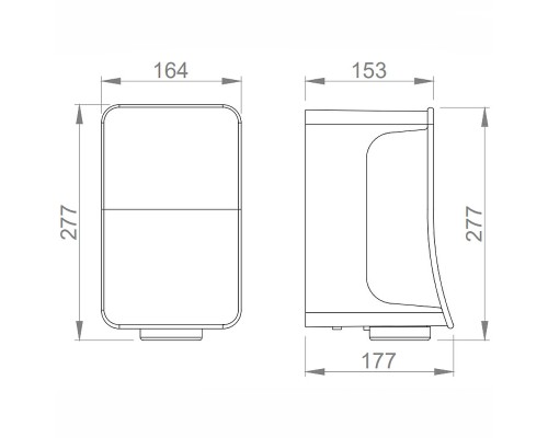 Сушилка для рук Nofer Fusion 01871.AS Серебристая