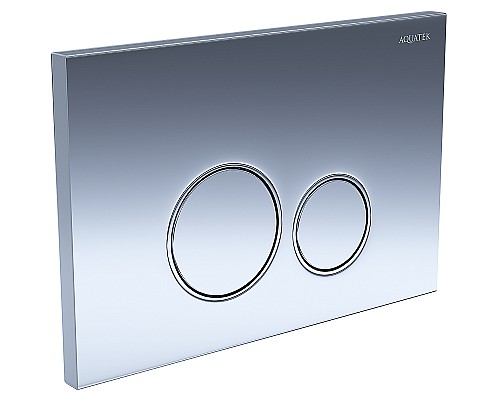 Комплект унитаза с инсталляцией Aquatek Set Aquatek Бетта KDI18 с сиденьем Микролифт  и клавишей смыва Хром глянцевый