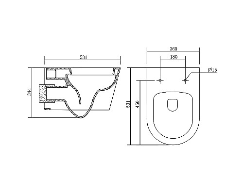 Комплект унитаза с инсталляцией Aquatek Set Aquatek Бетта KDI18 с сиденьем Микролифт  и клавишей смыва Хром глянцевый