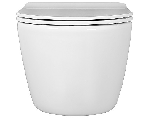 Комплект унитаза с инсталляцией Aquatek Set Aquatek Бетта KDI18 с сиденьем Микролифт  и клавишей смыва Хром глянцевый