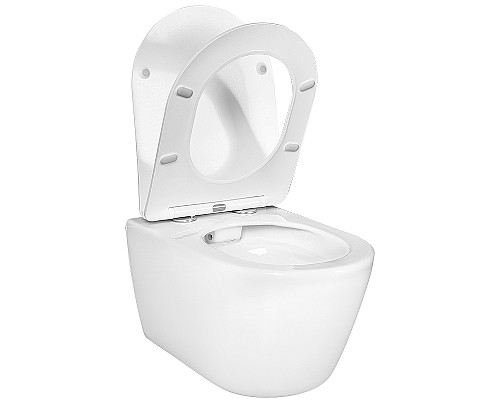 Комплект унитаза с инсталляцией Aquatek Set Aquatek Бетта KDI18 с сиденьем Микролифт  и клавишей смыва Хром глянцевый