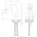 Смеситель для раковины Nofer 07261M.N Черный
