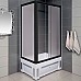 Душевой уголок Radomir Верчелли 120x80 R 1-03-6-2-0-0131 профиль Черный стекло матовое
