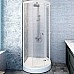Душевой уголок Radomir Стронг 100x100 1-03-1-0-0-1811 профиль Белый стекло матовое