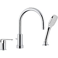 Смеситель на борт ванны Remer Dream D078CP Хром