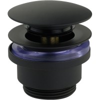 Донный клапан Veragio Sbortis click-clack Черный матовый