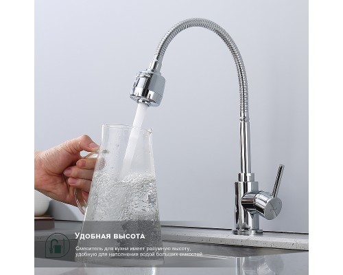 Смеситель для кухни Splenka S201.47 Хром