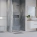 Душевая дверь Niagara Nova 120 профиль Хром стекло прозрачное