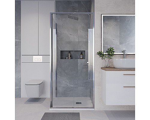 Душевой уголок Niagara Nova 100х100 NG-64-10A-A100-34 профиль Хром стекло прозрачное