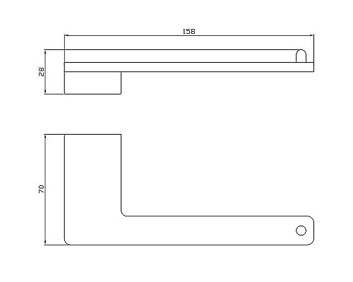 Держатель туалетной бумаги Rav Slezak Nil NLA0401 Хром