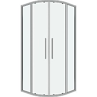 Душевой уголок Grossman Cosmo 80х80 301.K33.02.8080.10.00 профиль Хром стекло прозрачное