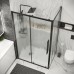 Душевой уголок Grossman Cosmo 110х90 120.K33.02.1190.21.02 профиль Черный матовый стекло шиншилла