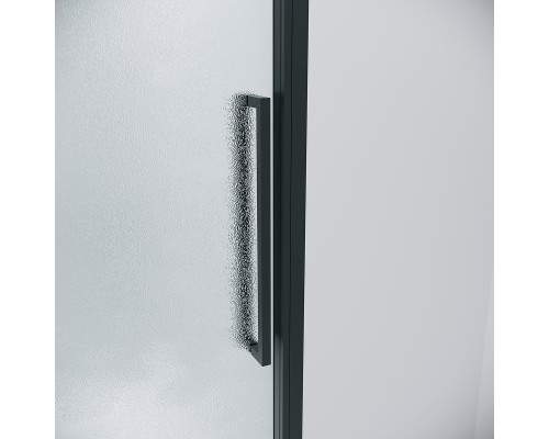 Душевой уголок Grossman Cosmo 110х90 120.K33.02.1190.21.02 профиль Черный матовый стекло шиншилла