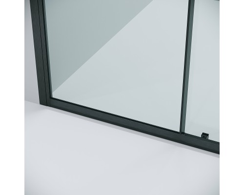 Душевая дверь Grossman Cosmo 130 100.K33.02.130.42.00 профиль Графит сатин стекло прозрачное