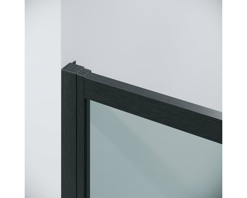 Душевая дверь Grossman Cosmo 130 100.K33.02.130.42.00 профиль Графит сатин стекло прозрачное