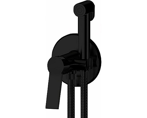 Гигиенический душ со смесителем Remer Slash SL65WNO Черный матовый
