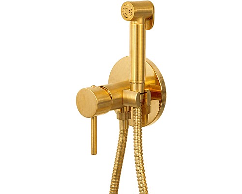 Гигиенический душ со смесителем Remer X-Style X65WBG Золото брашированное