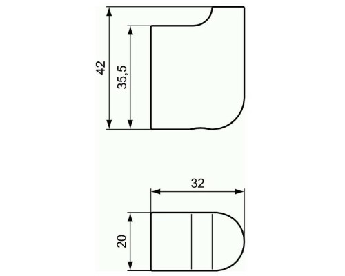 Крючок Ideal Standard Softmood A9145AA Хром