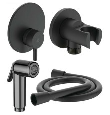 Гигиенический душ со смесителем Ideal Standard Ideal Spray BD651XG Черный матовый