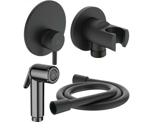 Гигиенический душ со смесителем Ideal Standard Ideal Spray Черный матовый