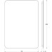 Зеркало Defesto Opti 70x100 с подсветкой 32W-3000К/ИК - выключатель/Теплый белый свет