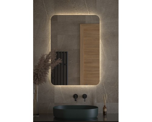 Зеркало Defesto Opti 70x100 с подсветкой 32W-4500К/Без выключателя/Нейтральный белый свет