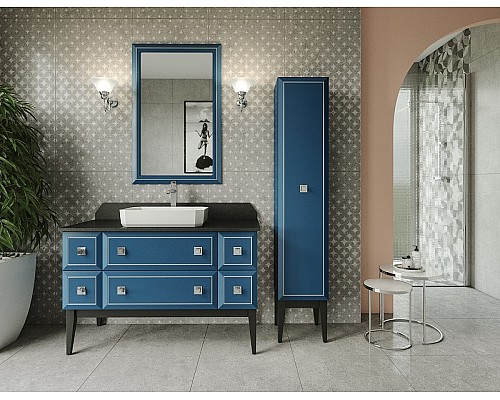 Зеркало Caprigo Metropol 70 13730-061.CRM.00.20 Синее матовое