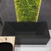 Акриловая ванна Corpa Nera Bellini 180x80 Черная матовая без гидромассажа