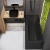 Акриловая ванна Corpa Nera Bellini 180x80 Черная матовая без гидромассажа