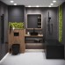 Акриловая ванна Corpa Nera Bellini 180x80 Черная матовая без гидромассажа