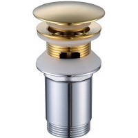 Донный клапан Caprigo Parts 99-534-BRG click-clack Золото матовое