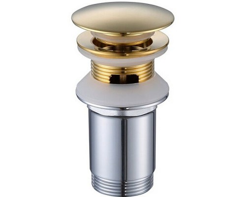 Донный клапан Caprigo Parts 99-534-BRG click-clack Золото матовое