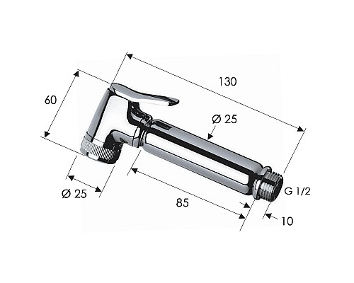 Гигиенический душ Remer 332OLX Хром