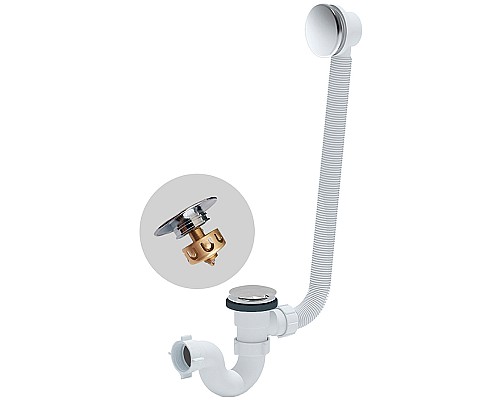 Слив-перелив Radomir 2-19-0-0-9-000 click-clack Хром