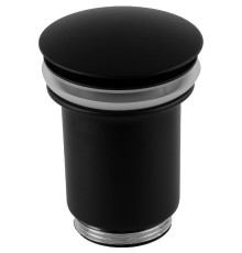 Донный клапан Remer click-clack Черный матовый