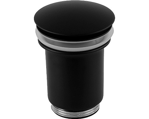 Донный клапан Remer 905CC114NO click-clack Черный матовый