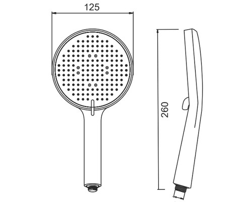 Душевой гарнитур Splenka S470.01 Хром