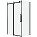 Душевой уголок Grossman Classic 130х90 120.K33.04.1390.21.00 профиль Черный матовый стекло прозрачное