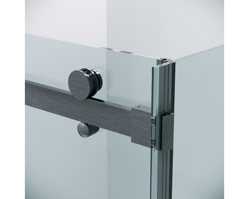 Душевой уголок Grossman Classic 110х90 120.K33.04.1190.42.00 профиль Графит сатин стекло прозрачное