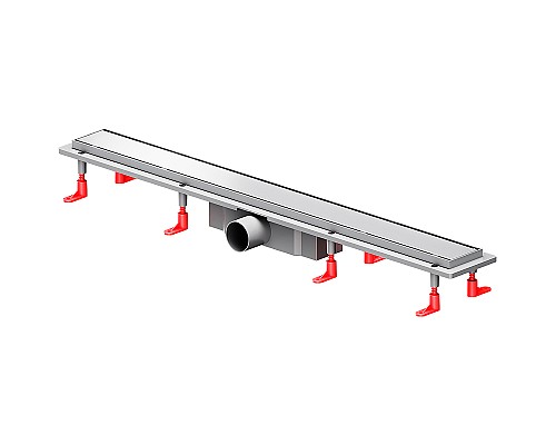 Душевой лоток AM.PM PrimeFlow 80 W02SC-U11-080-04SB с решеткой Хром матовый / под плитку Tile