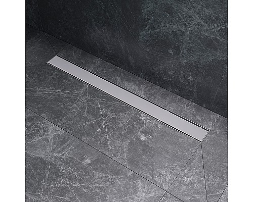 Душевой лоток AM.PM PrimeFlow 80 W02SC-U11-080-04SB с решеткой Хром матовый / под плитку Tile