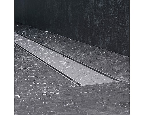 Душевой лоток AM.PM PrimeFlow 80 W02SC-U11-080-04SB с решеткой Хром матовый / под плитку Tile