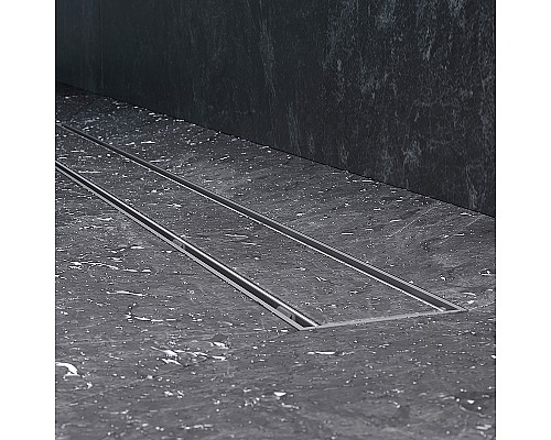 Душевой лоток AM.PM PrimeFlow 80 W02SC-U11-080-04SB с решеткой Хром матовый / под плитку Tile