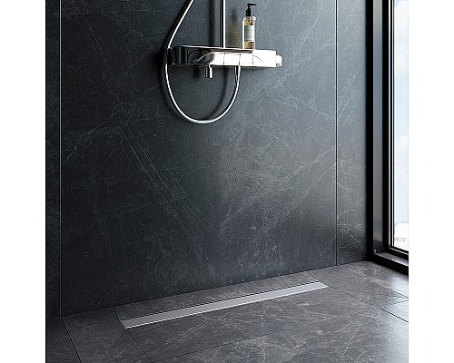 Душевой лоток AM.PM PrimeFlow 80 W02SC-U11-080-04SB с решеткой Хром матовый / под плитку Tile