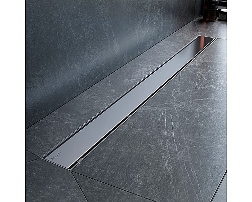 Душевой лоток AM.PM PrimeFlow 90 W02SC-U11-090-04SB с решеткой Хром матовый / под плитку Tile