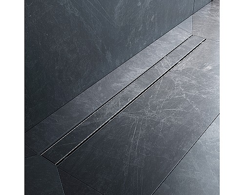 Душевой лоток AM.PM PrimeFlow 90 W02SC-U11-090-04SB с решеткой Хром матовый / под плитку Tile