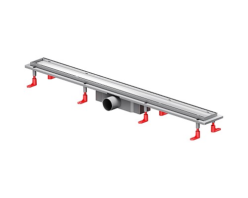 Душевой лоток AM.PM PrimeFlow 90 W02SC-U11-090-04SB с решеткой Хром матовый / под плитку Tile