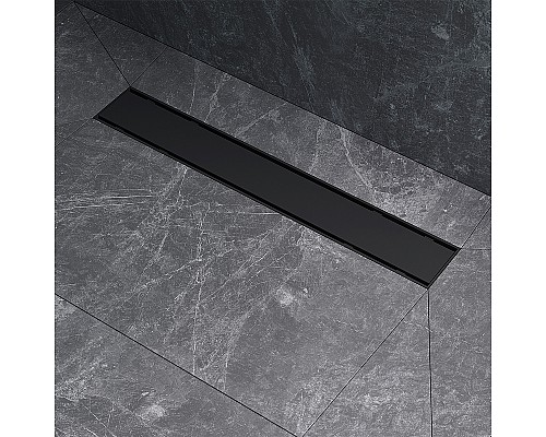 Душевой лоток AM.PM PrimeFlow 50 W02SC-U11-050-04BM с Черной матовой решеткой / под плитку Tile